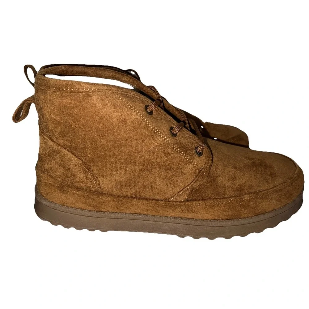 (b28/15))White Mountain Men's Brown Suede Boots Size 13